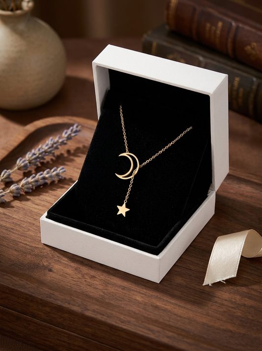 Moon Star Choker Necklace