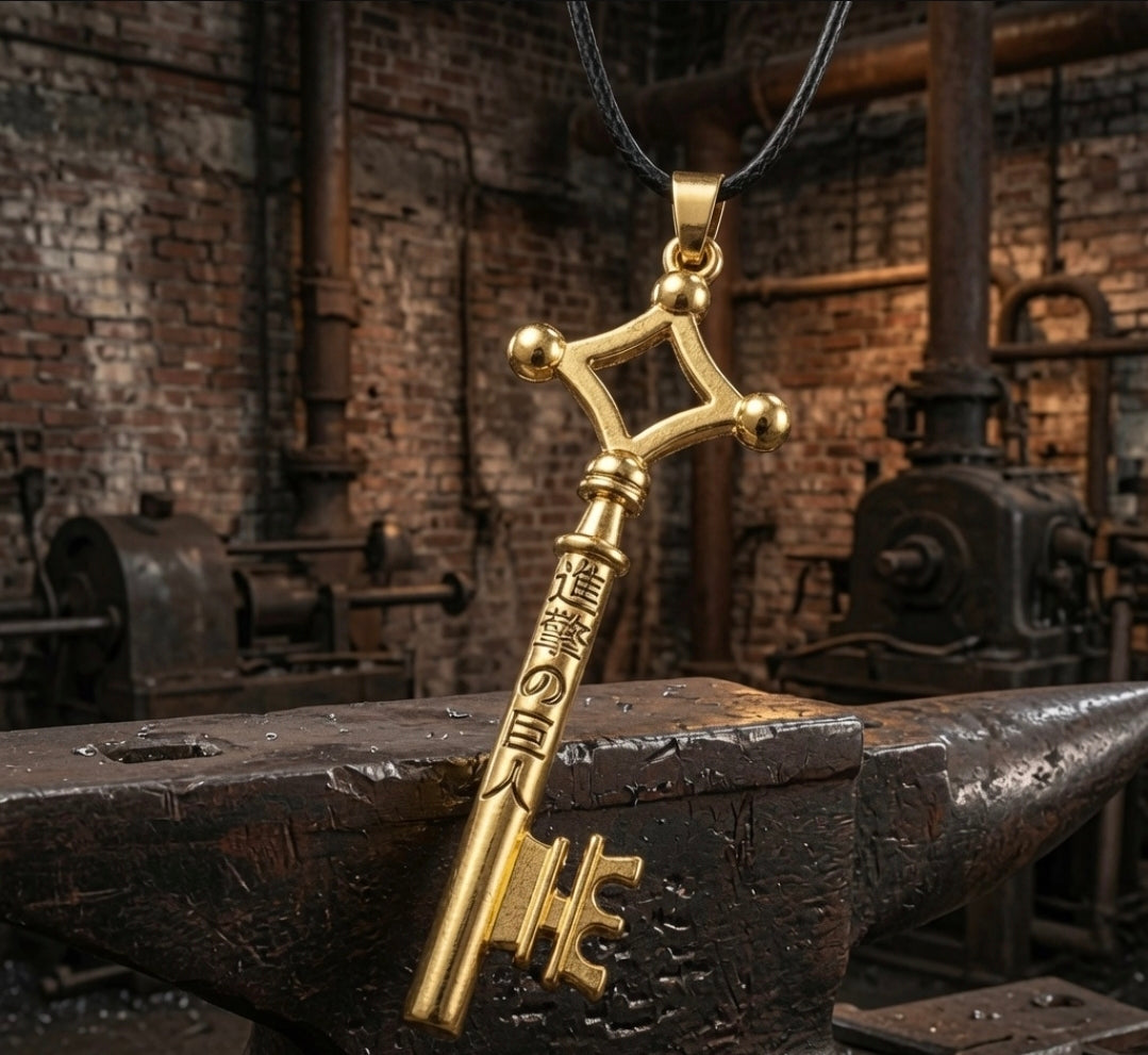 Eren Key Anime Necklace